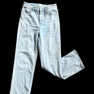 Risen Jeans - washed out, five pocket, wide leg